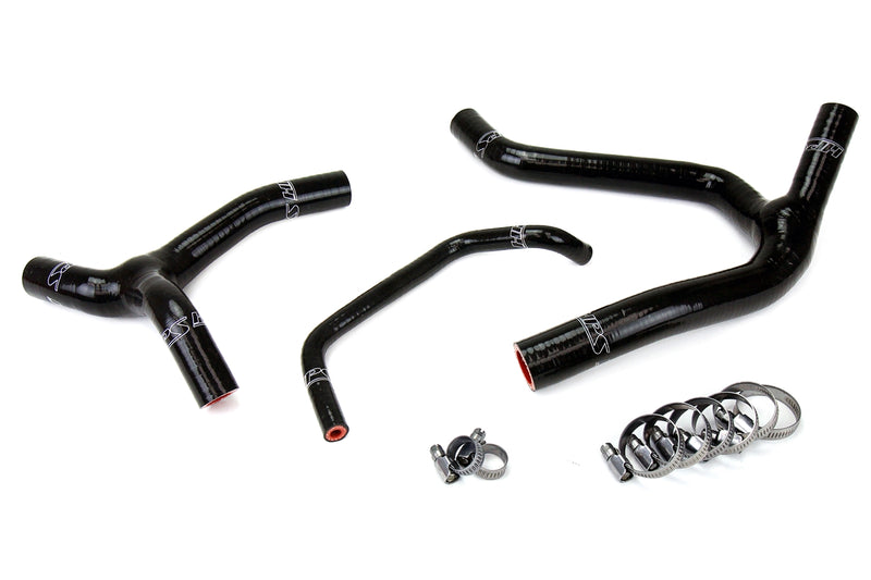 HPS Silicone Radiator Hoses - 2006-2008 Kawasaki KX450F - Black (57-1244-BLK)