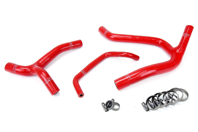 HPS Silicone Radiator Hoses - 2006-2008 Kawasaki KX450F - Red (57-1244-RED)