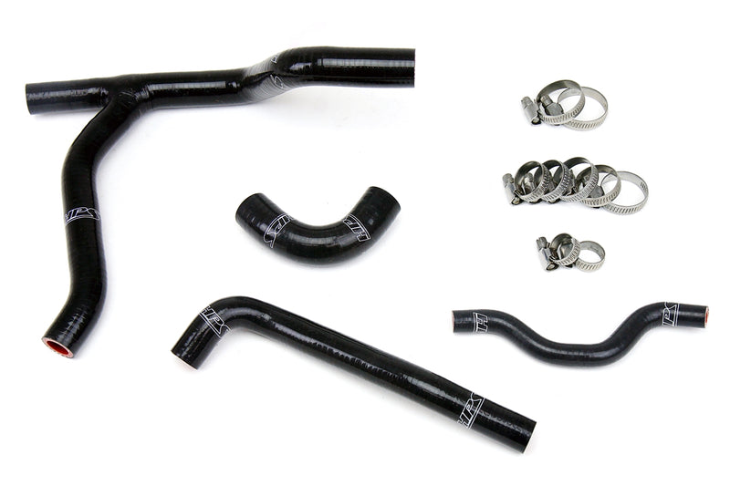 HPS Silicone Radiator Hoses - 2006-2008 Kawasaki KX250F - Black (57-1245-BLK)