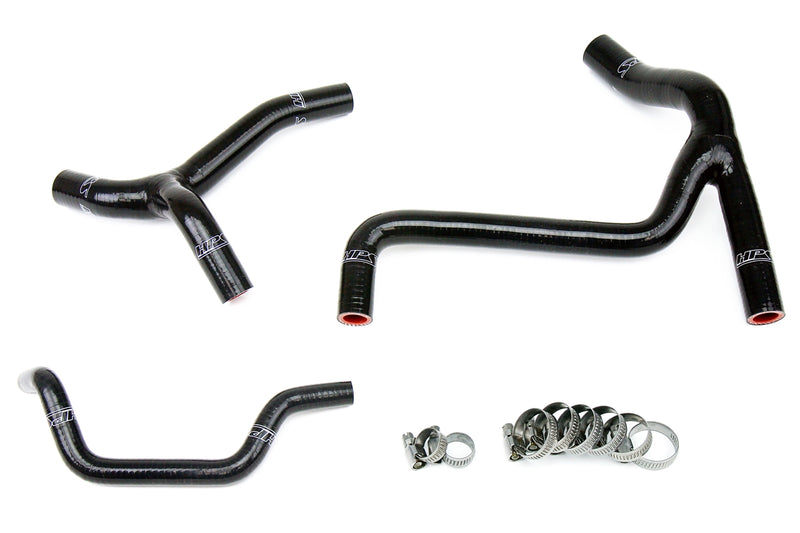 HPS Silicone Radiator Hoses - 2010-2012 Kawasaki KX450F - Black (57-1246-BLK)