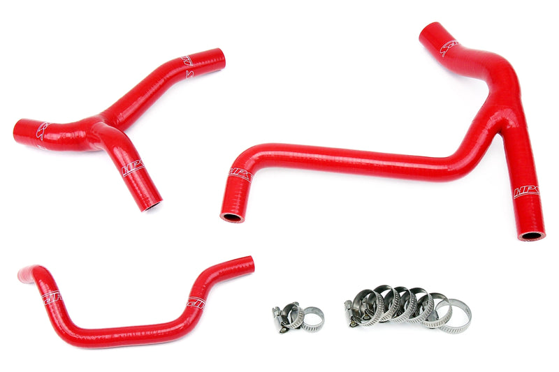 HPS Silicone Radiator Hoses - 2010-2012 Kawasaki KX450F - Red (57-1246-RED)