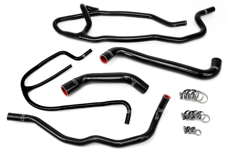 HPS Silicone Radiator and Heater Hoses - Black (57-1277-BLK)