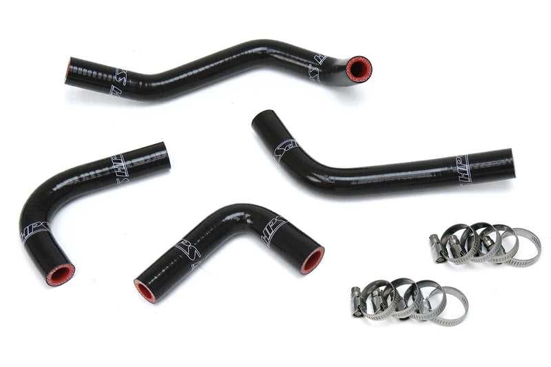 HPS Silicone Heater Hoses - 2012-2017 Jeep Wrangler JK & Unlimited 3.6L V6 Left Hand Drive - Black (57-1285H-BLK)