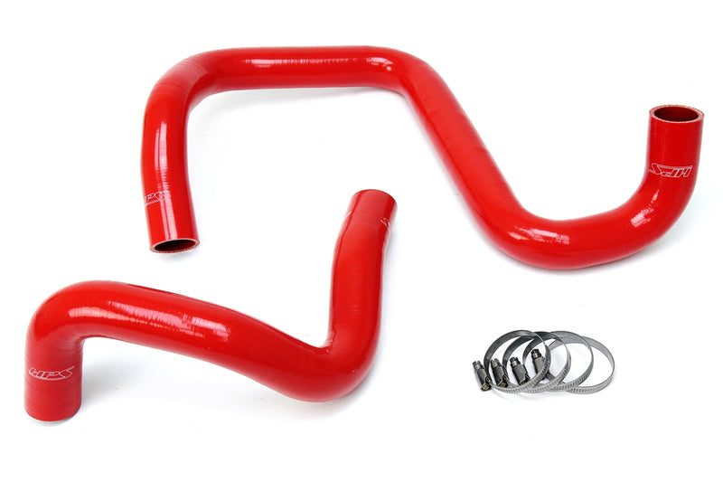 HPS Silicone Radiator Hoses - 2012-2017 Jeep Wrangler JK & Unlimited 3.6L V6 - Red (57-1285R-RED)