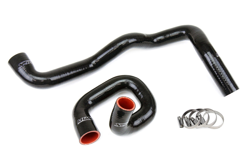 HPS Silicone Radiator Hoses - 2013-2017 Ford Focus ST Turbo 2.0L - Black (57-1287-BLK)