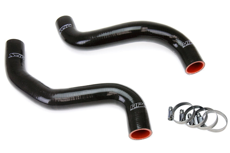 HPS Silicone Radiator Hoses - 1996-1999 Toyota 4Runner 3.4L V6 Auto Trans - Black (57-1290-BLK)