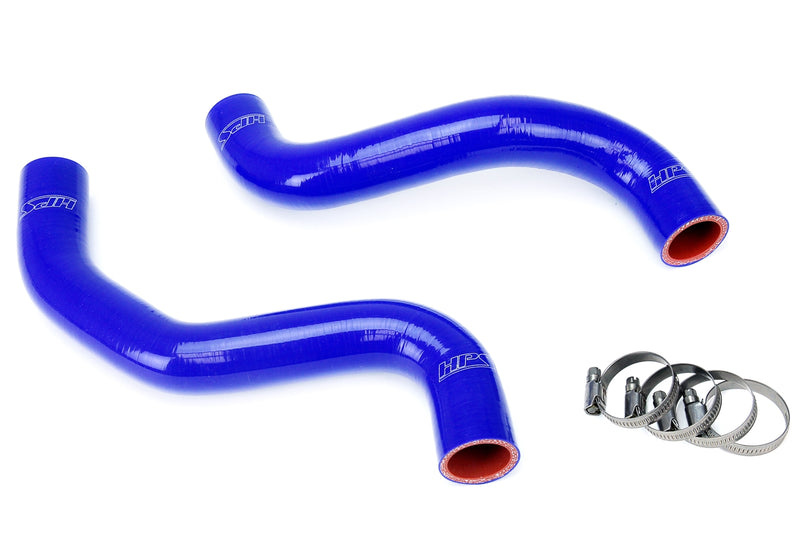 HPS Silicone Radiator Hoses - 1996-1999 Toyota 4Runner 3.4L V6 Auto Trans - Blue (57-1290-BLUE)