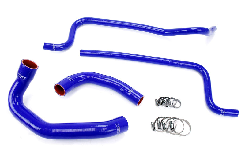 HPS Silicone Radiator and Heater Hoses - 2002-2006 Jeep Wrangler TJ 4.0L Left Hand Drive - Blue (57-1292-BLUE)