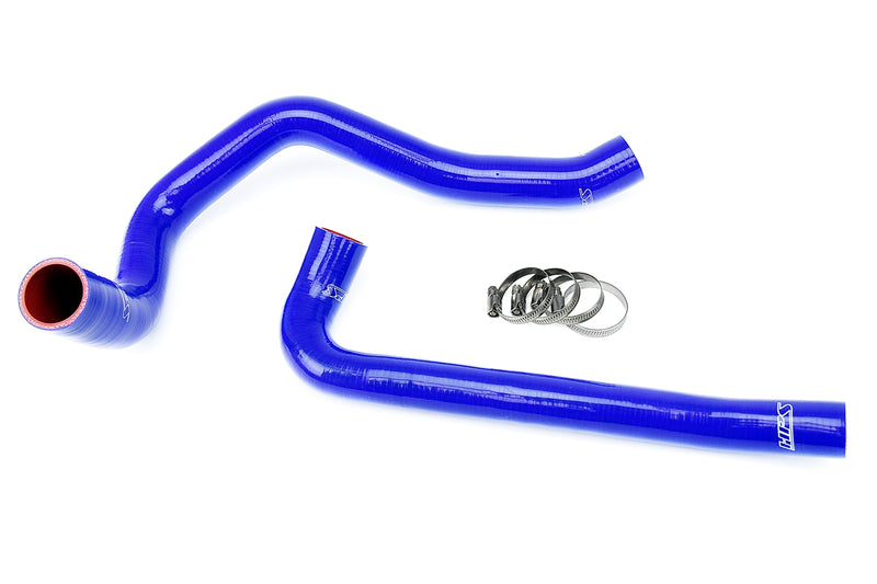 HPS Silicone Radiator Hoses - 1997-2002 Jeep Wrangler 2.5L 4Cyl - Blue (57-1299-BLUE)