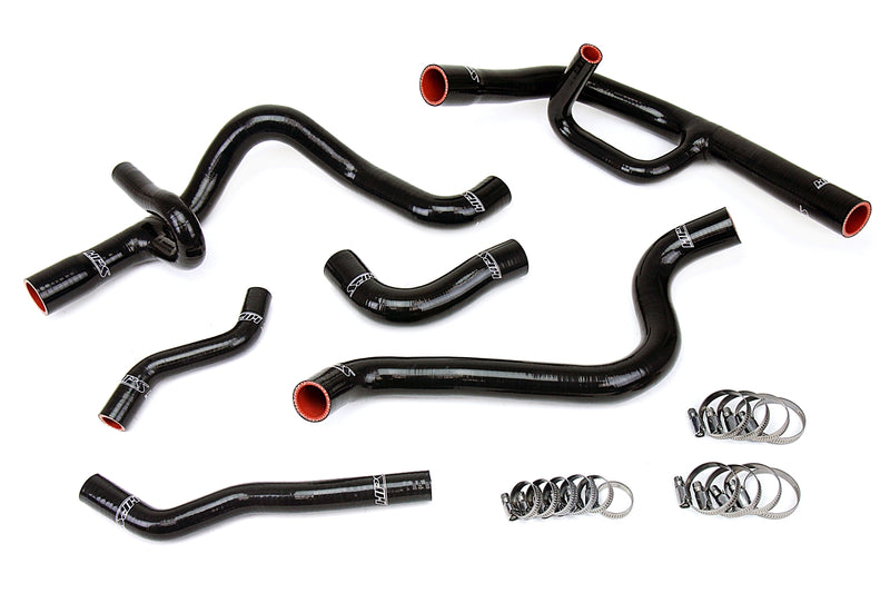 HPS Silicone Radiator Hoses - 2013-2016 Dodge Dart 2.0L 2.4L Non Turbo - Black (57-1300-BLK)