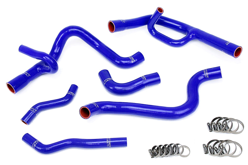 HPS Silicone Radiator Hoses - 2013-2016 Dodge Dart 2.0L 2.4L Non Turbo - Blue (57-1300-BLUE)