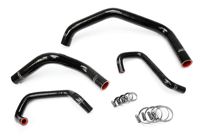 HPS Silicone Radiator Hoses - 2007-2015 Toyota Tundra 4.0L V6 - Black (57-1301-BLK)