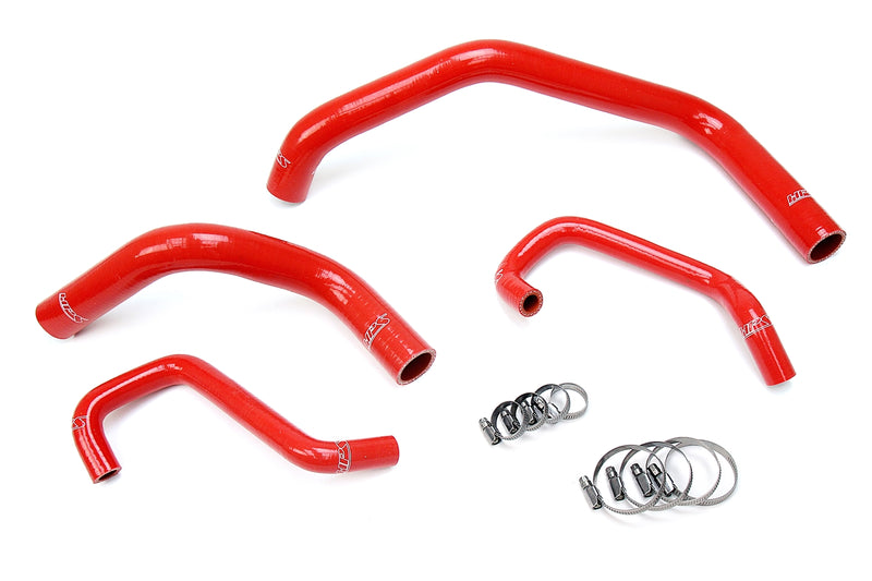 HPS Silicone Radiator Hoses - 2007-2015 Toyota Tundra 4.0L V6 - Red (57-1301-RED)