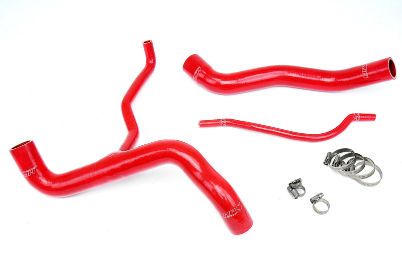 HPS Silicone Radiator Hoses - 2010-2011 Chevy Camaro SS 6.2L V8 - Red (57-1304-RED)