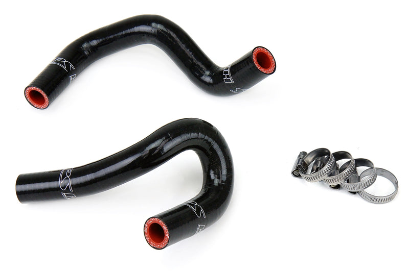 HPS Silicone Heater Hoses - 1990-1993 Mazda Miata 1.6L - Black (57-1309-BLK)