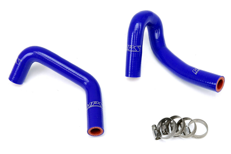 HPS Silicone Heater Hoses - 1999-2005 Mazda Miata 1.8L - Blue (57-1311-BLUE)