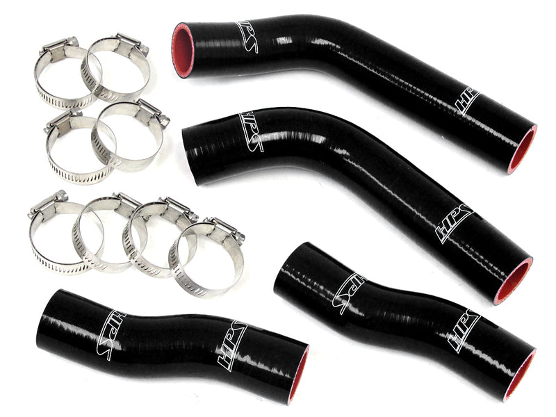 HPS Silicone Radiator Hoses - 1990-1999 Toyota MR2 3SGTE Turbo - Black (57-1315-BLK)