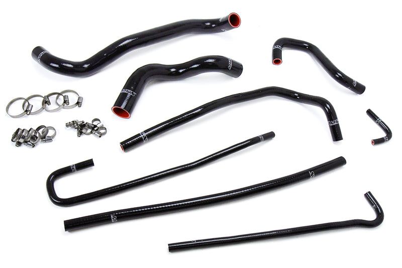 HPS Silicone Radiator and Heater Hoses - 1997-2004 Chevy Corvette 5.7L LS1 / LS6 V8 (Base and Z06) - Black (57-1316-BLK)