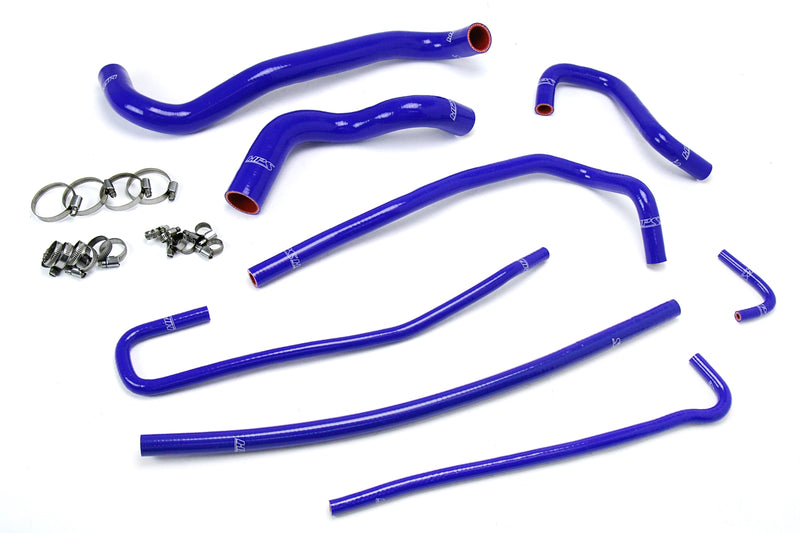 HPS Silicone Radiator and Heater Hoses - 1997-2004 Chevy Corvette 5.7L LS1 / LS6 V8 (Base and Z06) - Blue (57-1316-BLUE)