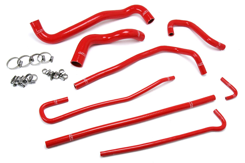 HPS Silicone Radiator and Heater Hoses - 1997-2004 Chevy Corvette 5.7L LS1 / LS6 V8 (Base and Z06) - Red (57-1316-RED)