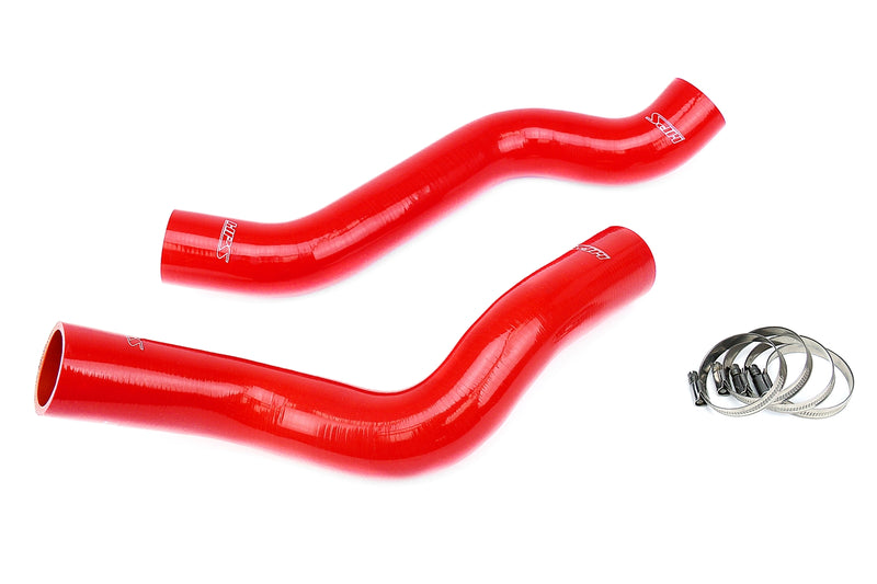 HPS Silicone Radiator Hoses - 2007-2010 Dodge Viper SRT-10 8.4L V10 - Red (57-1318-RED)