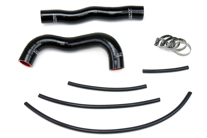 HPS Silicone Radiator Hoses - 2013-2014 Hyundai Genesis Coupe 2.0T Turbo 4Cyl - Black (57-1324R-BLK)