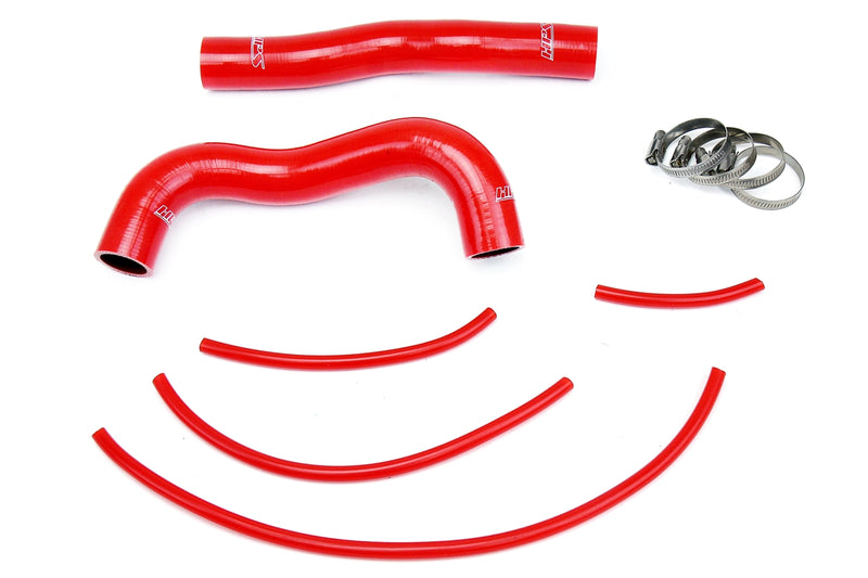 HPS Silicone Radiator Hoses - 2013-2014 Hyundai Genesis Coupe 2.0T Turbo 4Cyl - Red (57-1324R-RED)