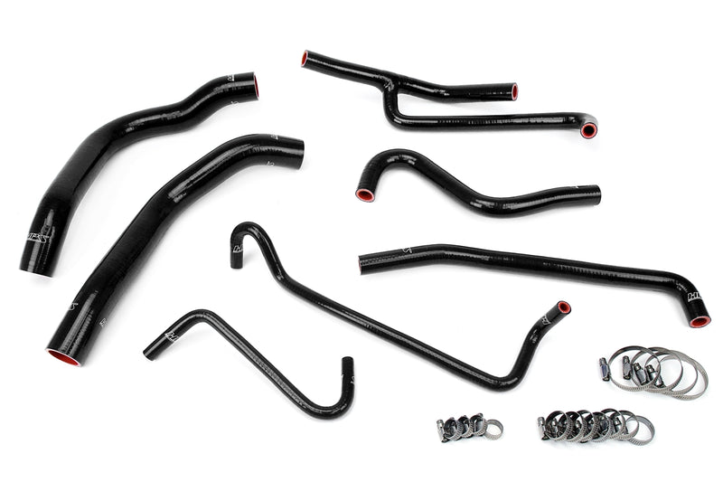 HPS Silicone Radiator and Heater Hoses - 2011-2014 Ford Mustang 3.7L V6 - Black (57-1330-BLK)