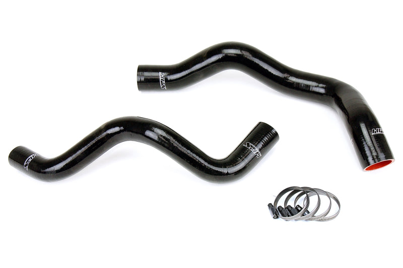 HPS Silicone Radiator Hoses - 1994-1995 Ford Mustang Base 3.8L V6 - Black (57-1332-BLK)