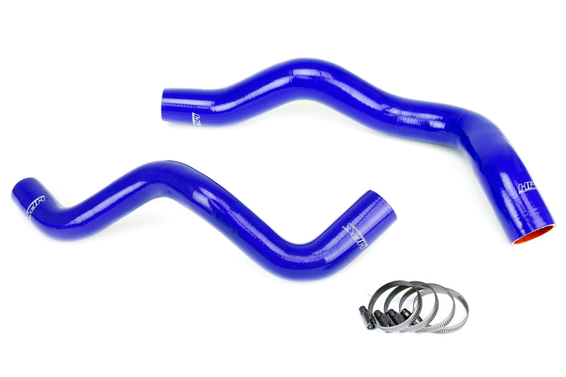 HPS Silicone Radiator Hoses - 1994-1995 Ford Mustang Base 3.8L V6 - Blue (57-1332-BLUE)