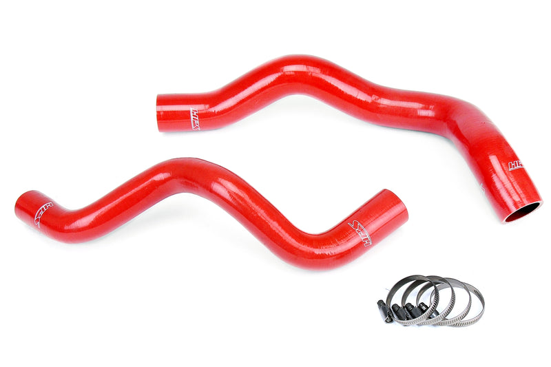 HPS Silicone Radiator Hoses - 1994-1995 Ford Mustang Base 3.8L V6 - Red (57-1332-RED)