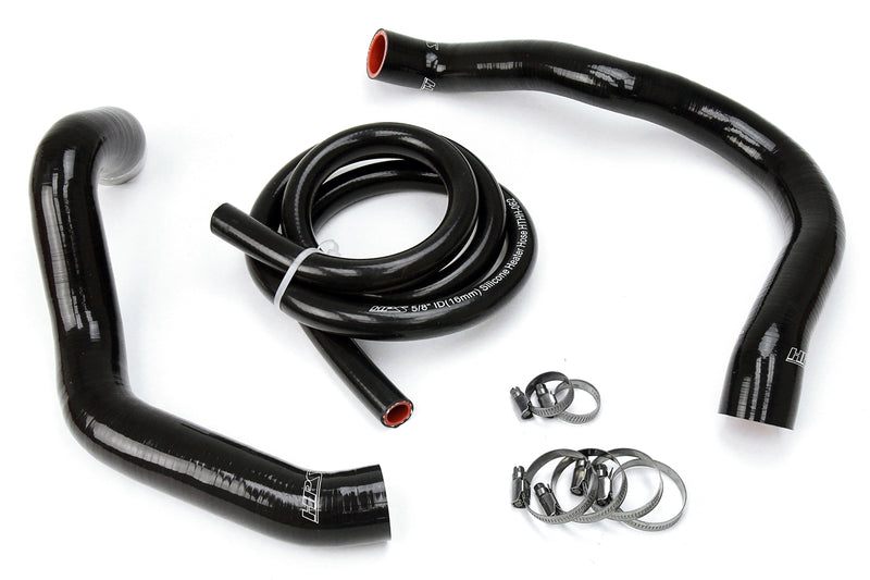 HPS Silicone Radiator and Heater Hoses - 1991-2001 Jeep Cherokee XJ 4.0L - Black (57-1338-BLK)