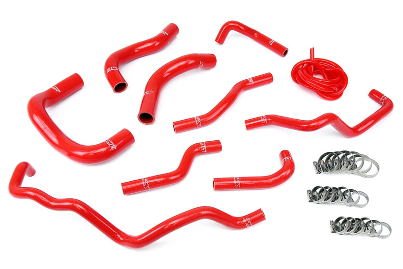 HPS Silicone Radiator and Heater Hoses - 2008-2014 Scion iQ 1.3L 4cyl - Red (57-1341-RED)