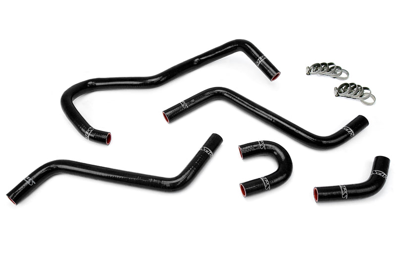 HPS Silicone Radiator Hoses - 2004-2007 Yamaha YXR450 YXR660 Rhino - Black (57-1345-BLK)