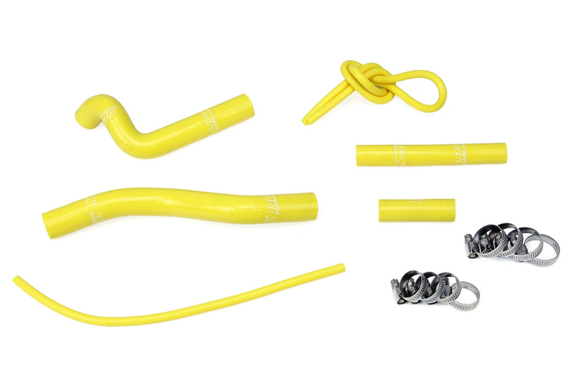 HPS Silicone Radiator Hoses - 2001-2008 Suzuki RM125 2 Stroke - Yellow (57-1363-YLW)