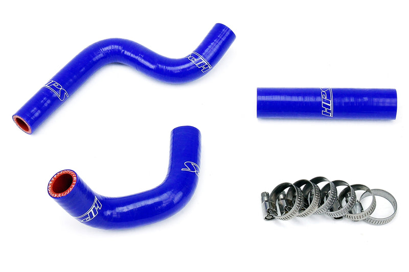 HPS Silicone Radiator Hoses - 1998-2012 Kawasaki KX80 KX85 KX100 - Blue (57-1364-BLUE)