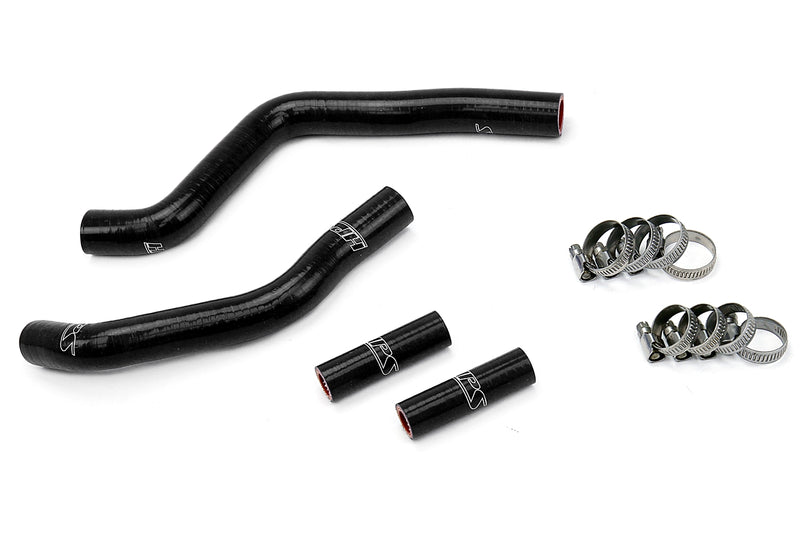 HPS Silicone Radiator Hoses - 2003-2008 Kawasaki KX125 2 Stroke - Black (57-1365-BLK)