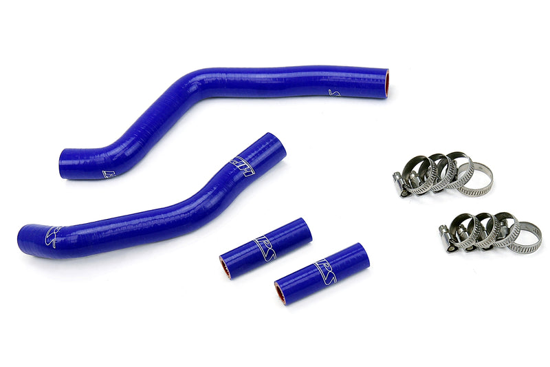 HPS Silicone Radiator Hoses - 2003-2008 Kawasaki KX125 2 Stroke - Blue (57-1365-BLUE)