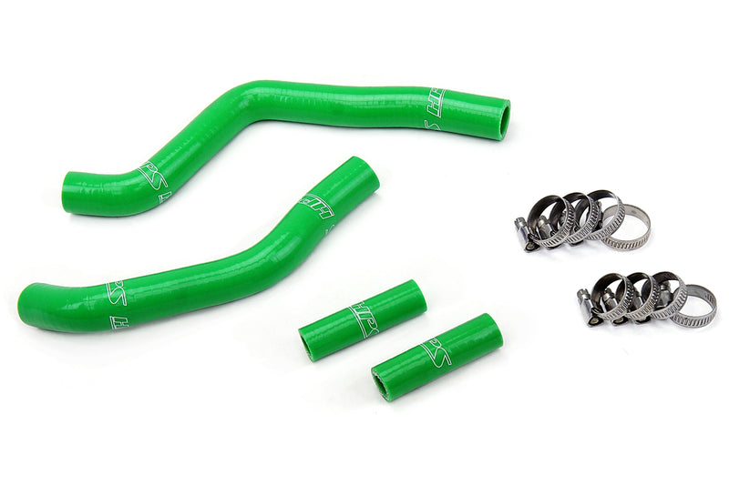 HPS Silicone Radiator Hoses - 2003-2008 Kawasaki KX125 2 Stroke - Green (57-1365-GRN)
