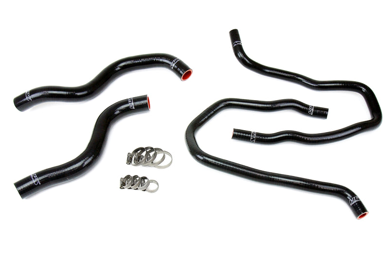 HPS Silicone Radiator and Heater Hoses - 2013-2017 Honda Accord 2.4L Left Hand Drive - Black (57-1387-BLK)