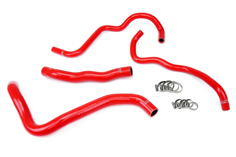 HPS Silicone Radiator and Heater Hoses - 2013-2017 Honda Accord 3.5L V6 Left Hand Drive - Red (57-1388-RED)