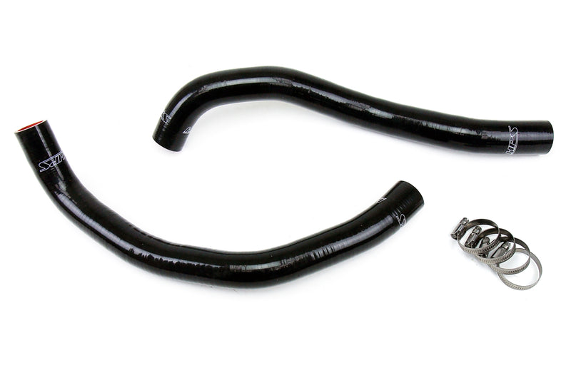HPS Silicone Radiator Hoses - 2003-2007 Honda Accord 2.4L 4Cyl - Black (57-1391-BLK)