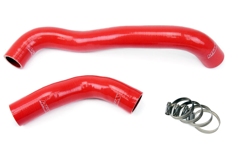 HPS Silicone Radiator Hoses - 1989-1992 Mazda RX7 1.3L NA / Turbo FC3S - Red (57-1395-RED)