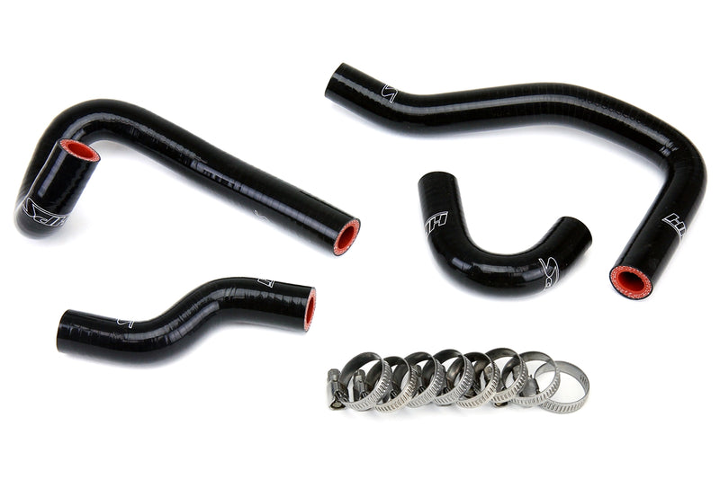 HPS Silicone Heater Hoses - 1993-1995 Mazda RX7 FD3S - Black (57-1396-BLK)