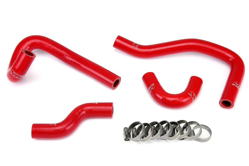 HPS Silicone Heater Hoses - 1993-1995 Mazda RX7 FD3S - Red (57-1396-RED)