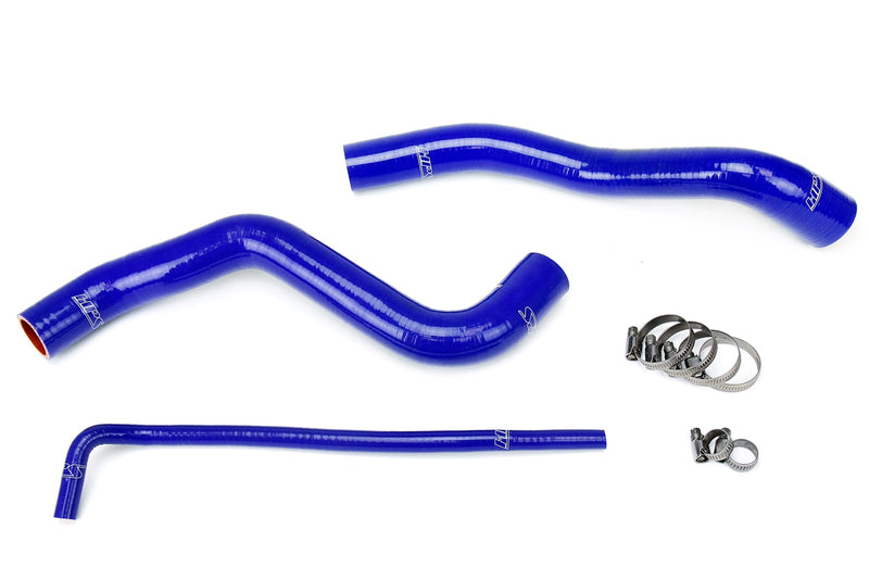 HPS Silicone Radiator Hoses - 2012-2015 Chevy Camaro SS / ZL1 6.2L V8, Z28 7.0L V8 - Blue (57-1399-BLUE)