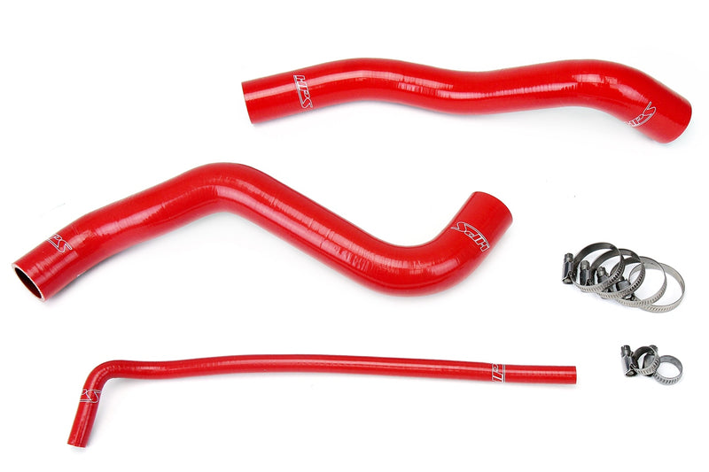 HPS Silicone Radiator Hoses - 2012-2015 Chevy Camaro SS / ZL1 6.2L V8, Z28 7.0L V8 - Red (57-1399-RED)