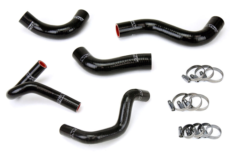 HPS Silicone Radiator and Heater Hoses - 1990-1993 Mazda Miata 1.6L - Black (57-1411-BLK)