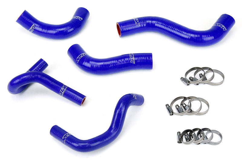 HPS Silicone Radiator and Heater Hoses - 1990-1993 Mazda Miata 1.6L - Blue (57-1411-BLUE)