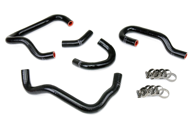 HPS Silicone Heater Hoses - 2006-2009 Honda S2000 - Black (57-1415-BLK)